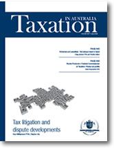 Taxation in Australia | 1 Jun 08 Taxation in Australia | 1 Jun 08