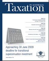 Taxation in Australia | 1 Mar 09 Taxation in Australia | 1 Mar 09