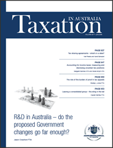 Taxation in Australia | 1 Jun 09 Taxation in Australia | 1 Jun 09