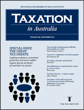 Taxation in Australia | 1 Sep 11 Taxation in Australia | 1 Sep 11