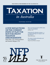 Taxation in Australia | 1 Aug 13 Taxation in Australia | 1 Aug 13