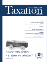Taxation in Australia | 1 Apr 09