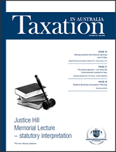 Taxation in Australia | 1 Jul 09