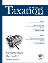Taxation in Australia | 1 Sep 09