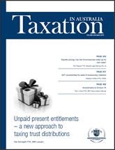 Taxation in Australia | 1 Mar 10