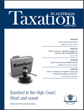 Taxation in Australia | 1 May 10
