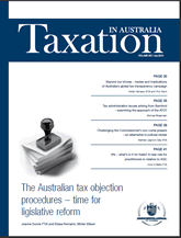 Taxation in Australia | 1 Jul 10