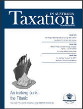 Taxation in Australia | 1 Nov 10