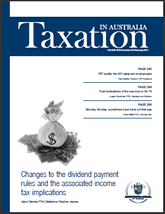Taxation in Australia | 1 Dec 10