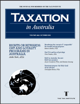 Taxation in Australia | 1 Oct 11