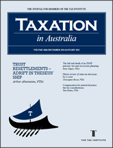 phd in taxation australia