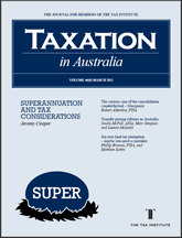 Taxation in Australia | 1 Mar 12