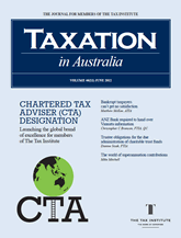 Taxation in Australia | 1 May 12