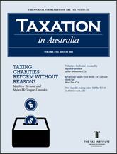 Taxation in Australia | 1 Aug 12