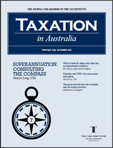 Taxation in Australia | 1 Oct 12