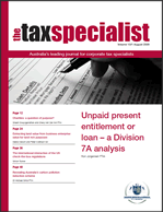 The Tax Specialist | 1 Aug 09