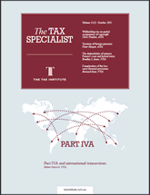 The Tax Specialist | 1 Oct 11