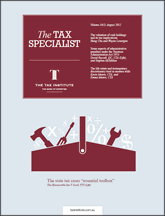The Tax Specialist | 1 Aug 12